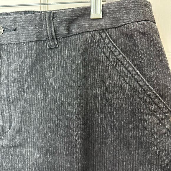 Merona Black Mini Skirt Womens Size‎ 14 Stretch Casual Preppy Academia Pockets - Picture 4 of 6